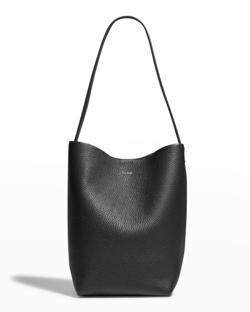 Park Leather Tote Bag in Black - The Row