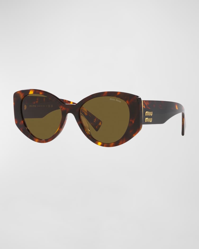O'Lock cat-eye acetate and gold-tone sunglasses