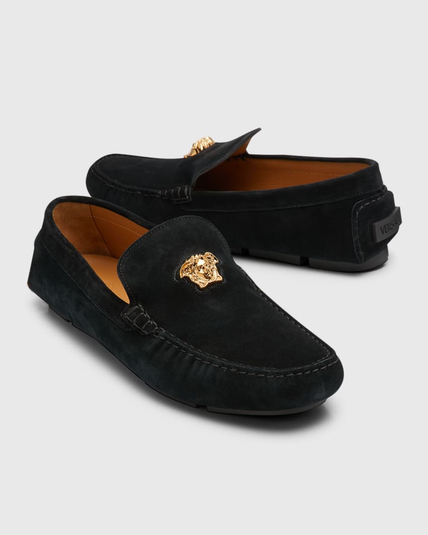 Versace mens slip on shoes discount