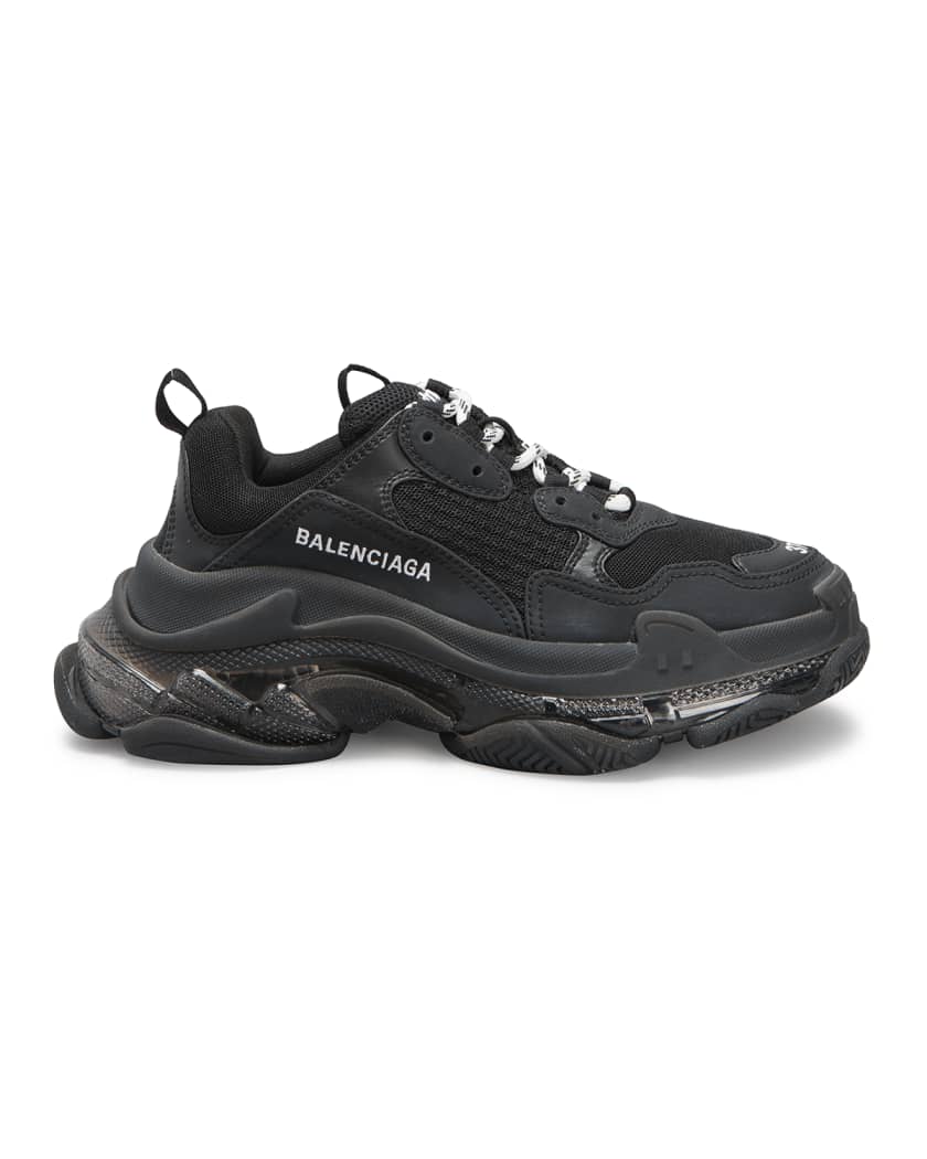 Clear sole balenciaga triple s discount
