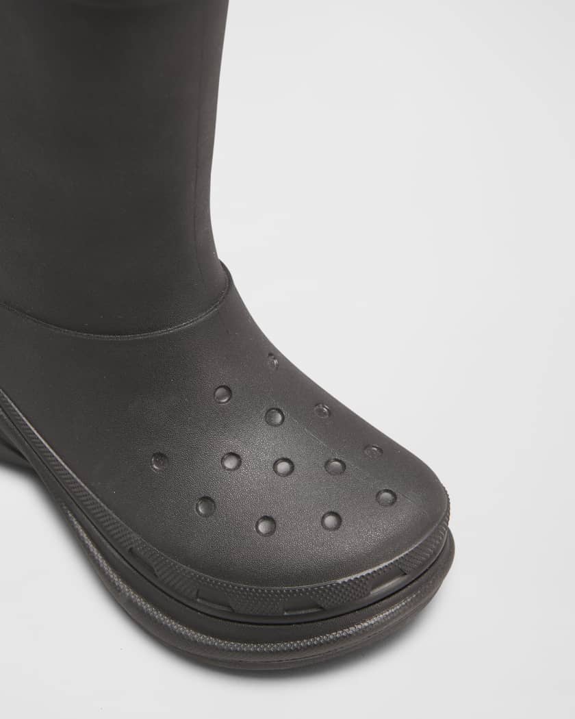 Balenciaga x Croc Rubber Rain Boots | Neiman Marcus