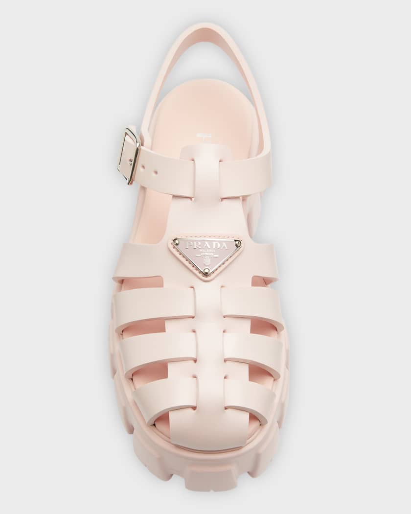 Prada hot sale jelly sandals