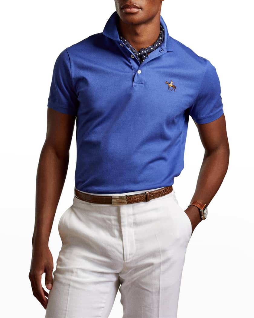 Men's Custom Slim Fit Pique Polo Shirt
