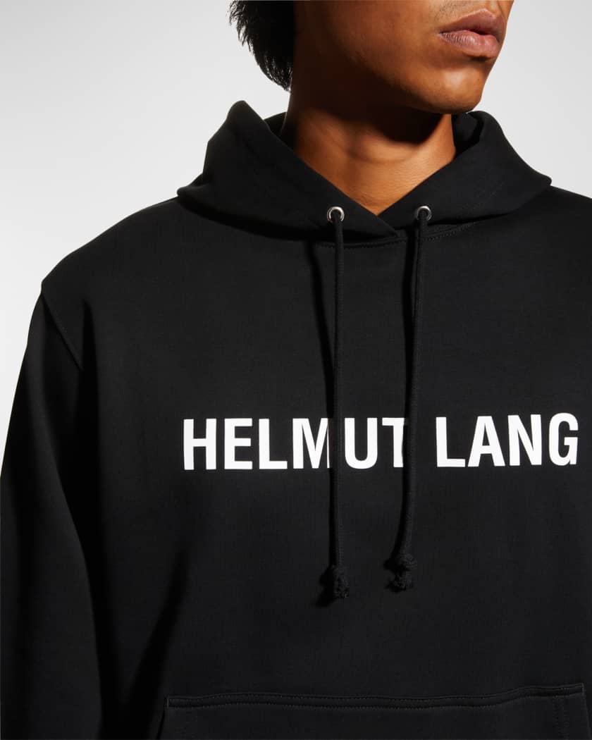 Helmut Lang Men's Core Logo Pullover Hoodie Neiman Marcus