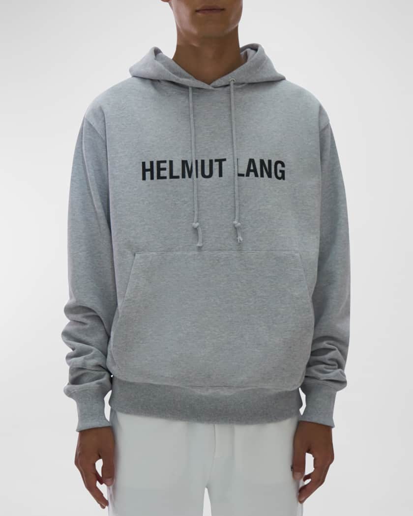 Helmut Lang Men's Core Logo Pullover Hoodie | Neiman Marcus