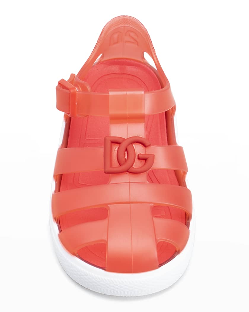 Girl s Logo Caged Jelly Sandal Collection Neiman Marcus