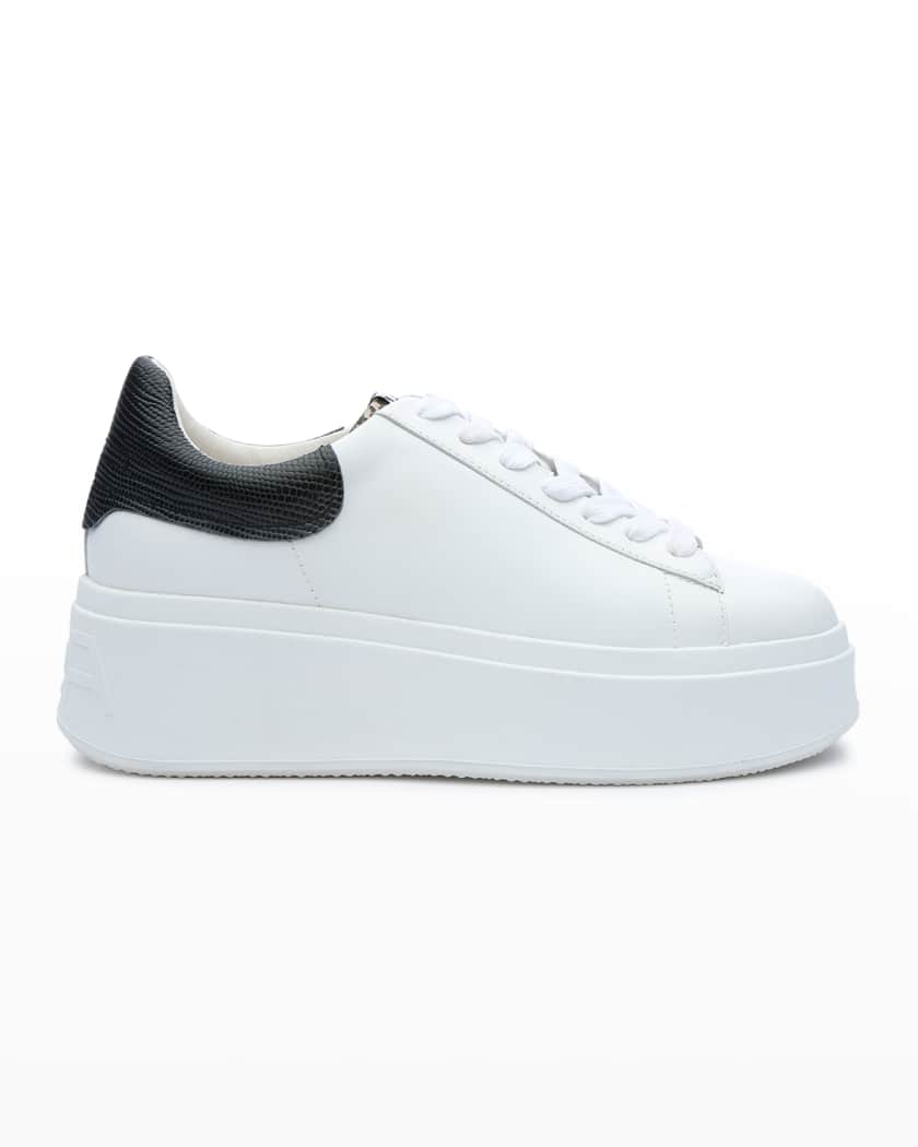 Ash Moby Bicolor Leather Platform