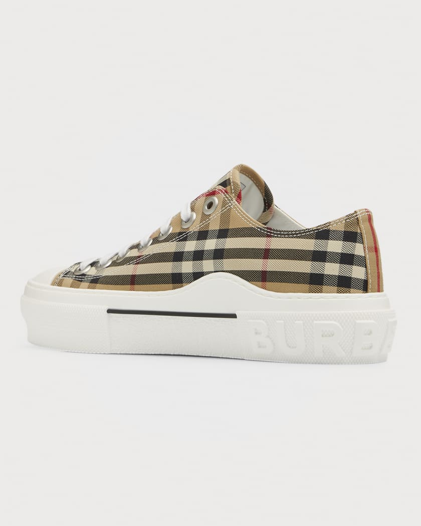 Burberry Monogram Denim Blue Low Top Sneakers