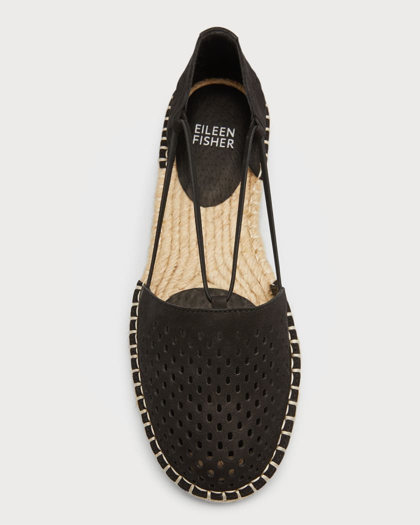 Tory burch may perforated espadrille flat online