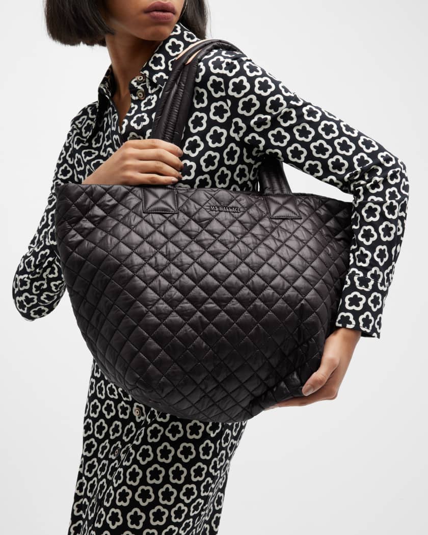 MZ Wallace, Bags, Mz Wallace Large Metro Deluxe Quilted Tote Bag