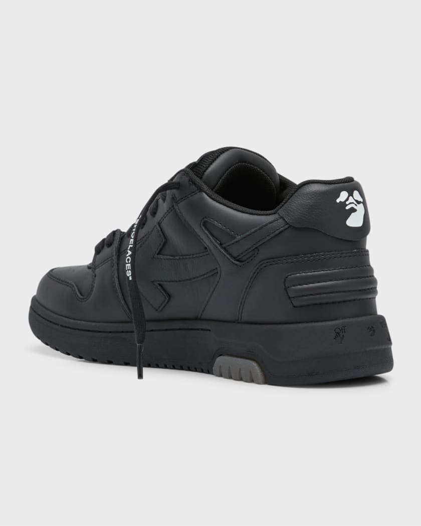 Off-White Out of Office 'For Walking' Sneakers - Male - Rubber/Fabric - 39 - Black