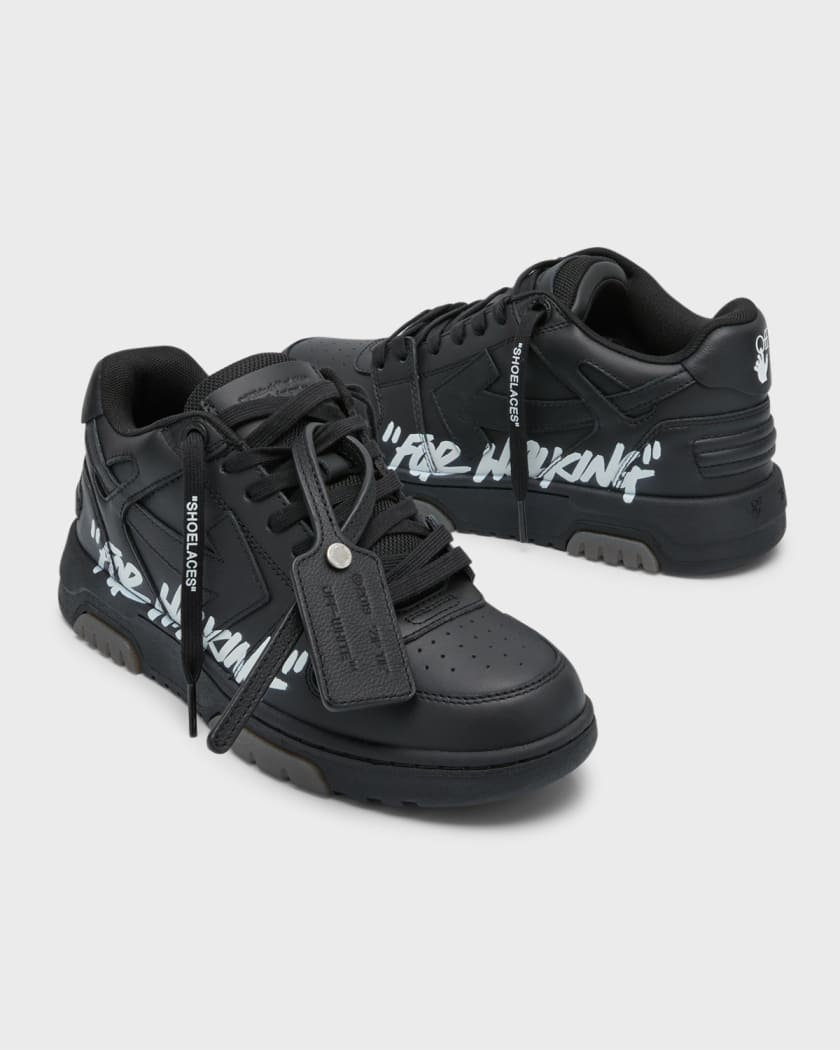 Off-White c/o Virgil Abloh Out Of Office Leather Sneakers in White for Men