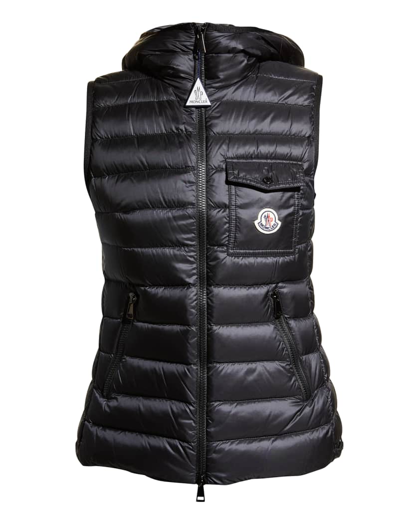 moncler hooded vest