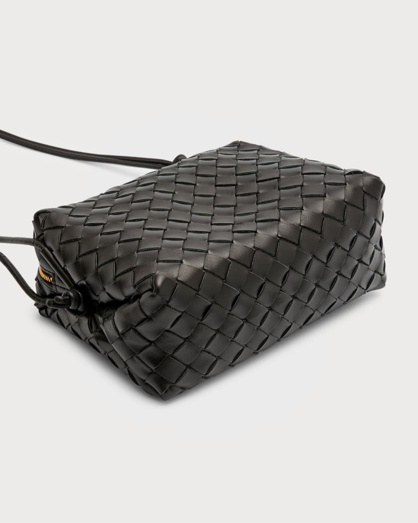 Bottega Veneta Loop Small Intrecciato Leather Crossbody Bag