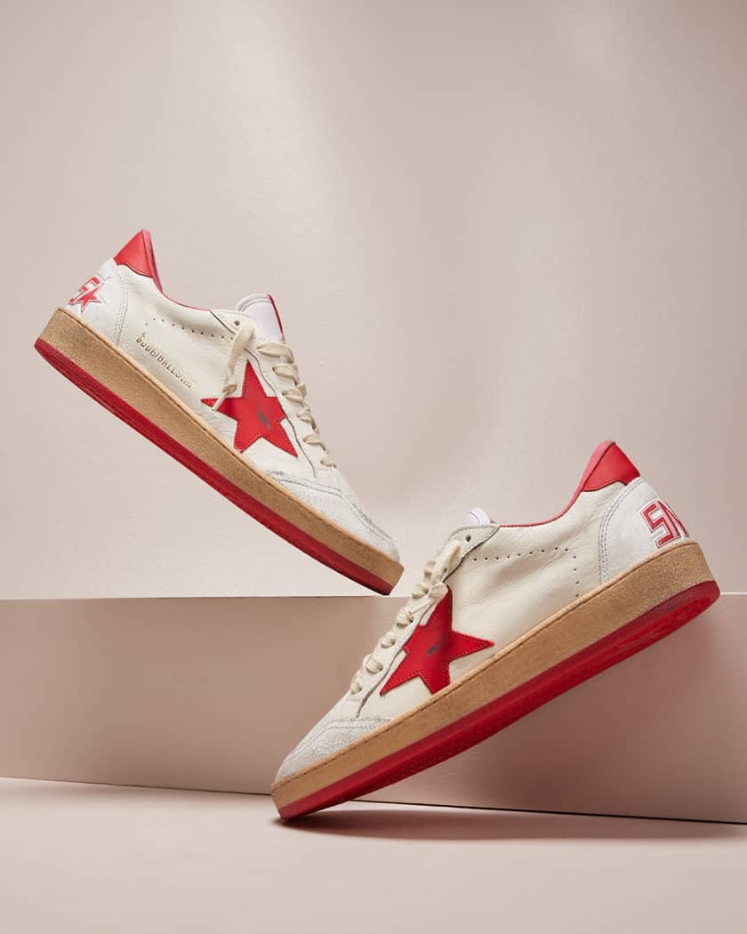Distressed top star sneakers