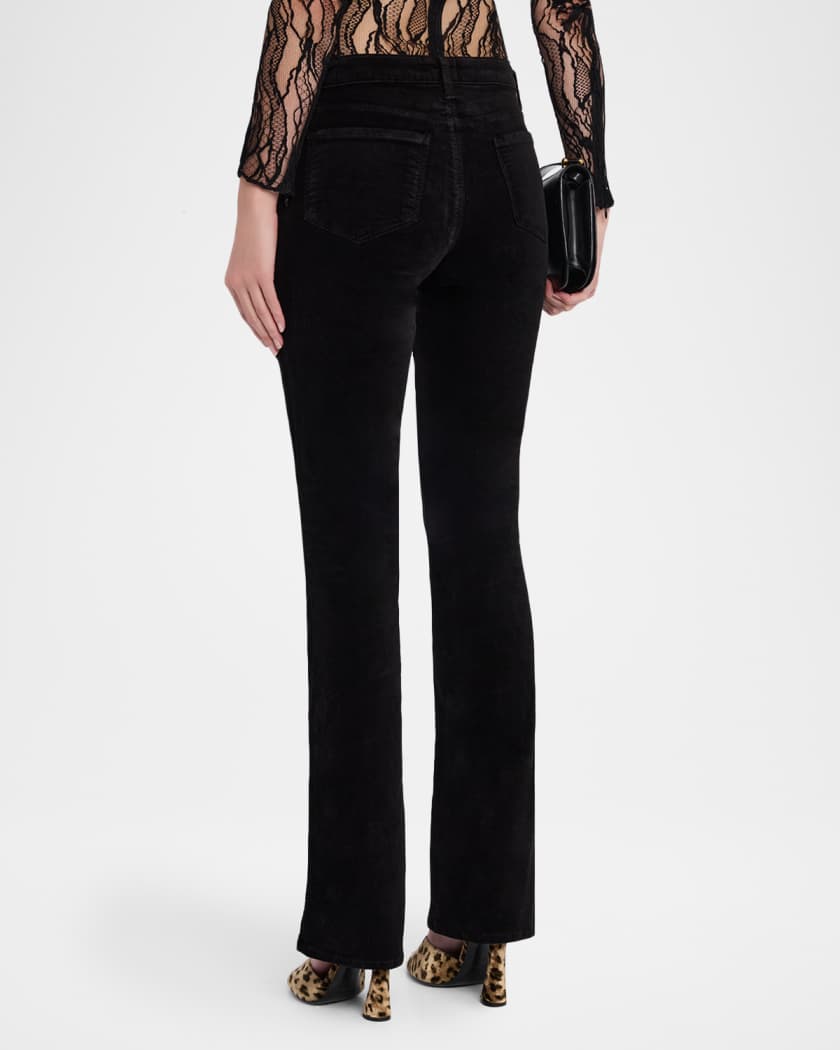 Stevie High-Rise Straight Jeans Neiman Marcus
