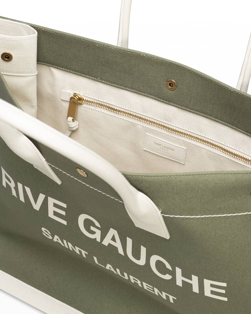 Rive Gauche Small Canvas Tote Bag