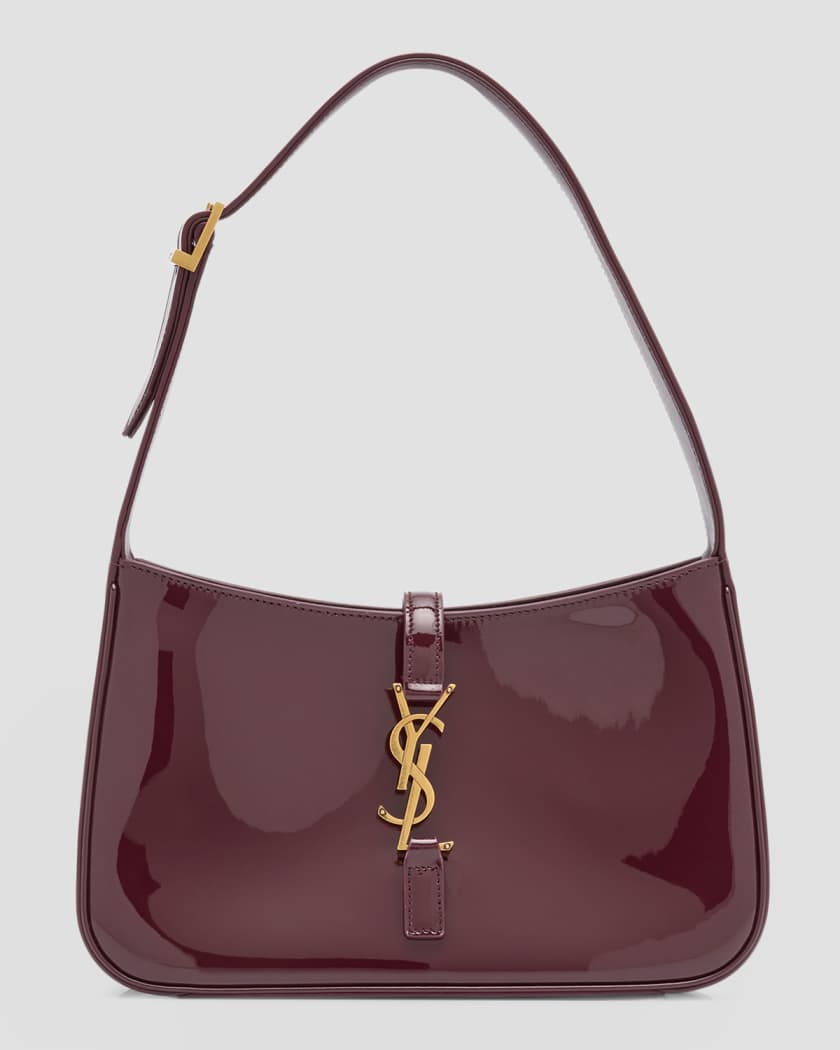 Saint Laurent Le 5 A 7 YSL Shoulder Bag in Patent Leather Neiman