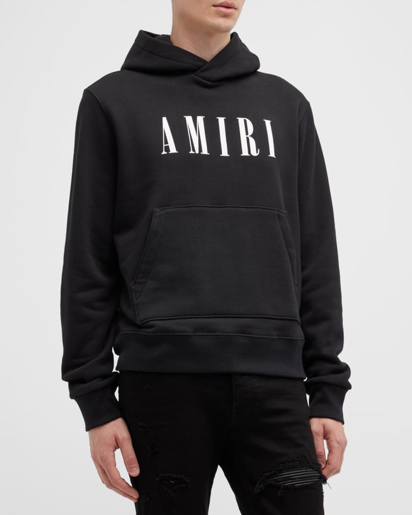 Amiri Men's Terry Basic Logo Hoodie | Neiman Marcus