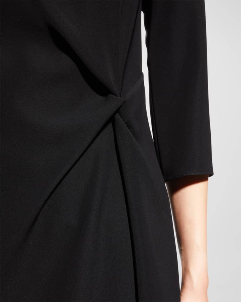 Techno Cady Gathered Shift Dress
