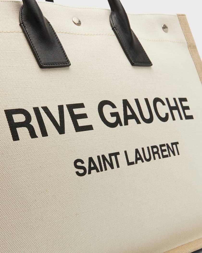 Rive Gauche Tote Bag in Canvas - Light Shell – Amuze