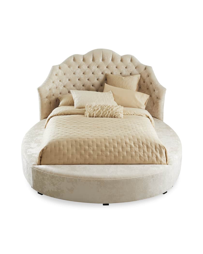 Round queen outlet bed frame