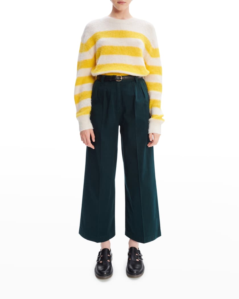 A P C Lia Striped Sweater Neiman Marcus