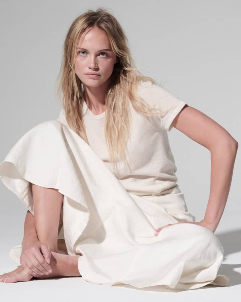 Machine Washable Cashmere Crewneck Top