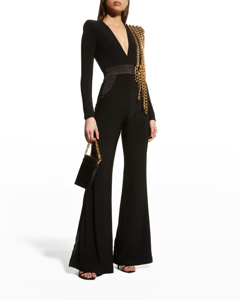 ZHIVAGO Phoenix Golden-Chain Wide-Leg ...