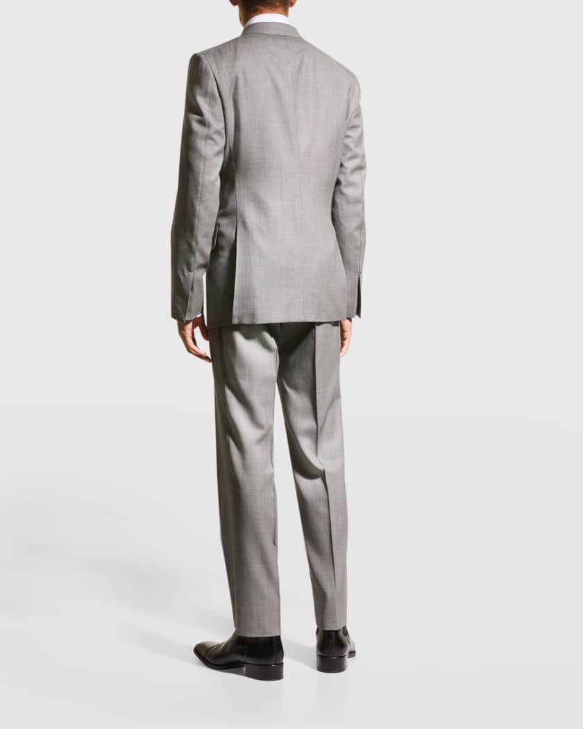 TOM FORD Men's Solid Wool Two-Piece Suit