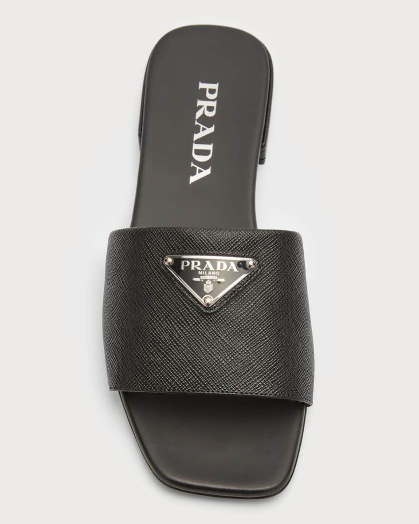 Prada slide sandals cheap