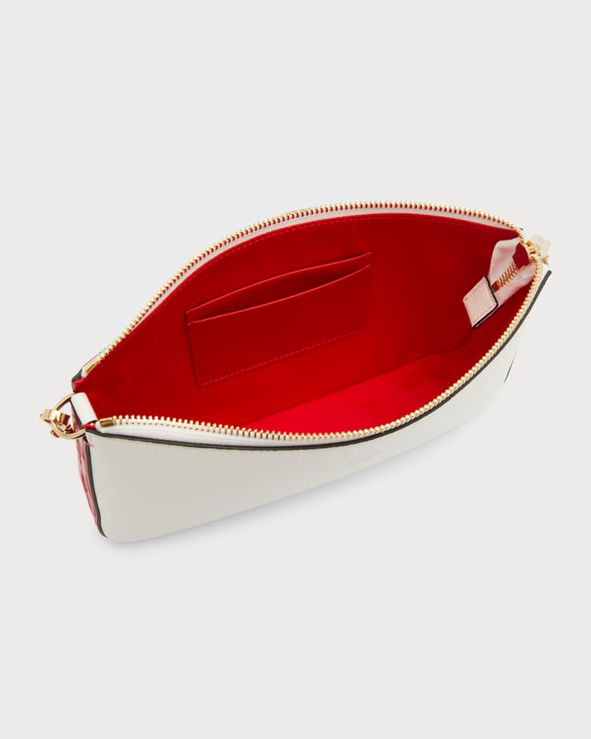 Christian Louboutin Loubila Hybrid Zip Leather Crossbody Bag