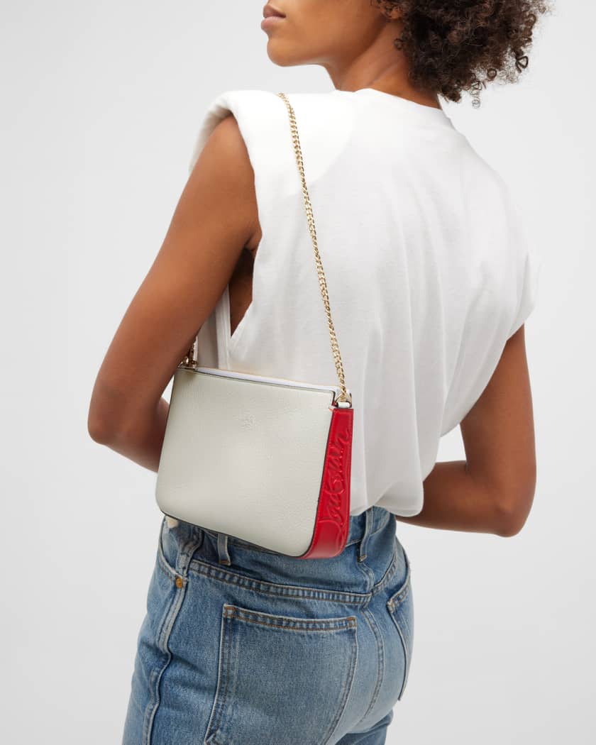 Womens Winona Logo Strap Crossbody Bag White