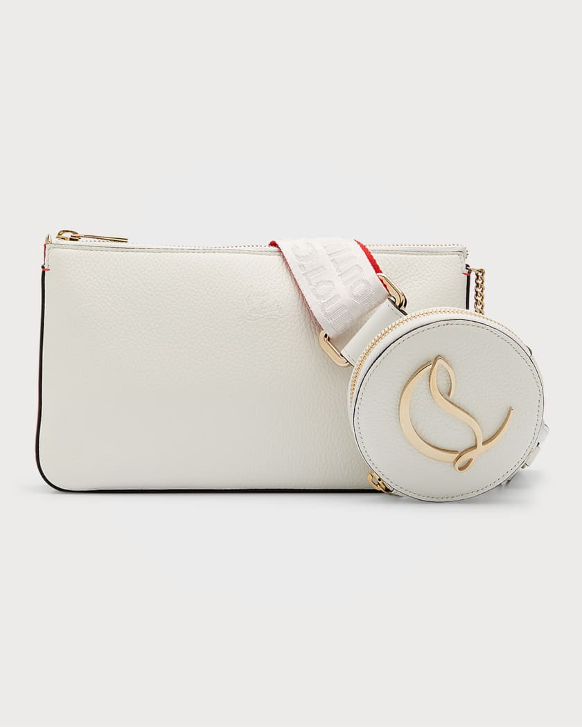 louboutin bag white