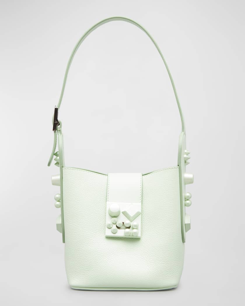 Carasky Small Leather Crossbody Bag in Green - Christian Louboutin