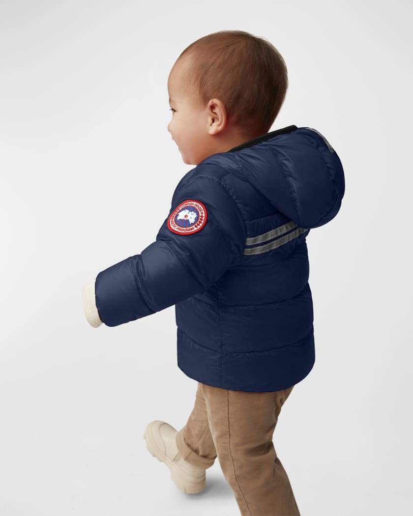 Canada Goose Kid s Crofton Logo Quilted Jacket Size 6 24M Neiman Marcus