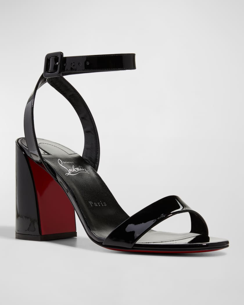 Miss Sabina - 55 mm Sandals - Patent leather - Black - Christian Louboutin