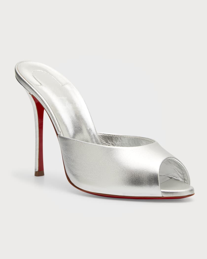Christian louboutin metallic shoes sales