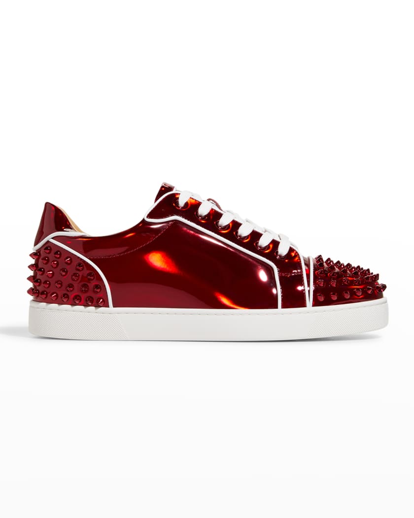 Christian Louboutin Men's Seavaste 2 Red Sole Low-Top Sneakers