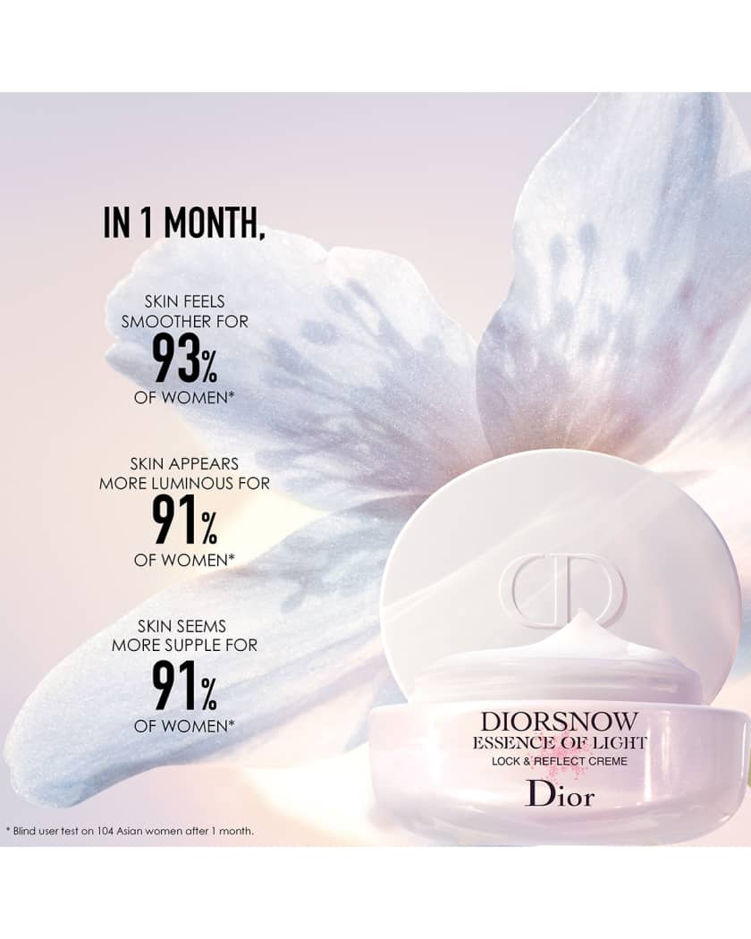 Diorsnow Essence of Light Lock & Reflect Creme Face Moisturizer, 1.7 oz