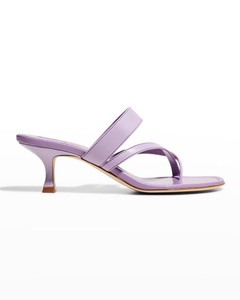 robbery Maladroit repent Manolo Blahnik Susa Leather Thong Sandals | Neiman Marcus