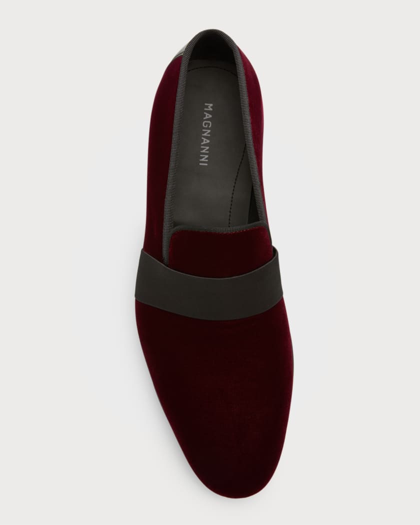 Magnanni Jareth 22334 Men's Shoes Burgundy Velvet Formal/Dress Loafers –  AmbrogioShoes