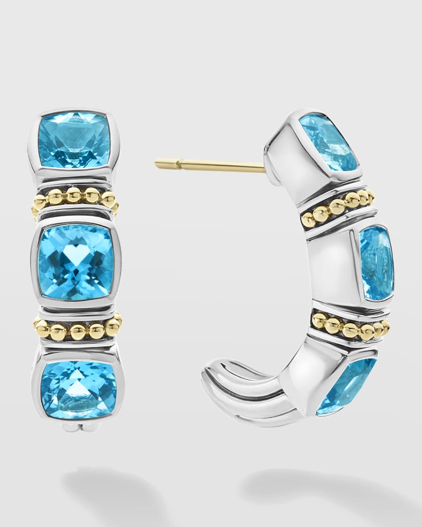 Lagos blue topaz earrings online