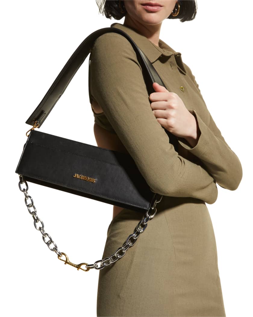 Jacquemus Le Ciuciu Leather Chain Shoulder Bag