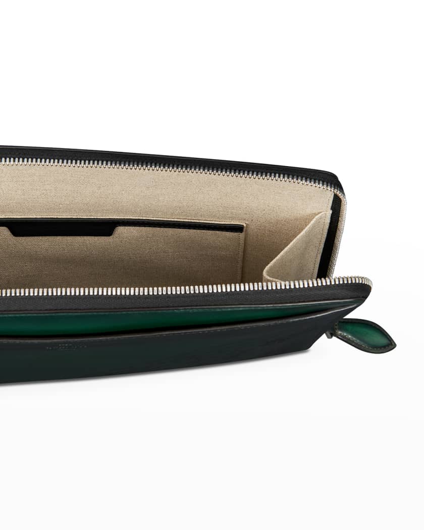 Men's Nino GM Scritto Leather Clutch