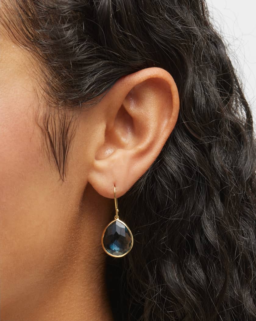 Ippolita blue topaz top earrings