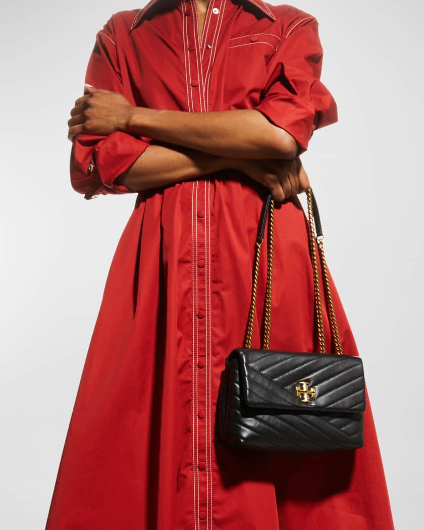 Kira Chevron Small Covertible Shoulder Bag