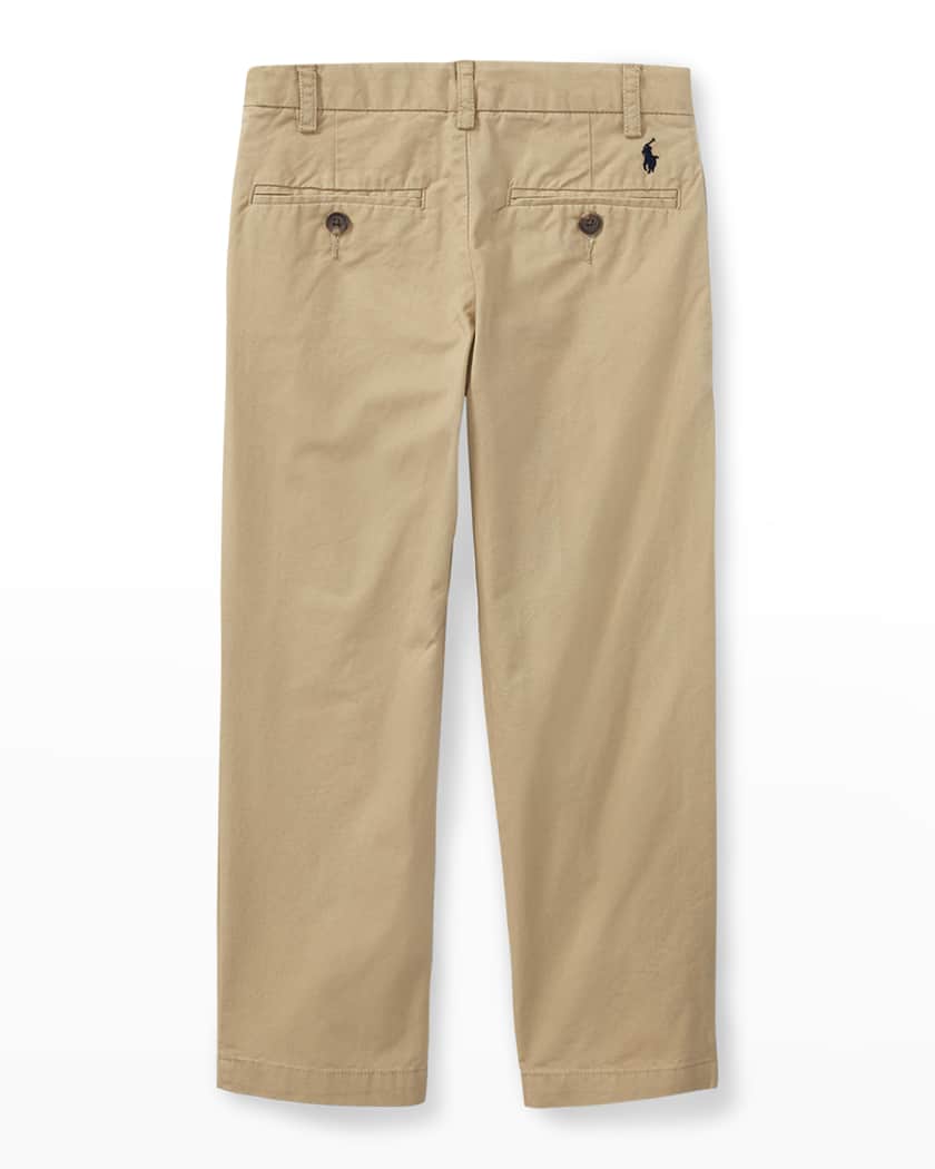 Boy's Flat Front Chino Pants