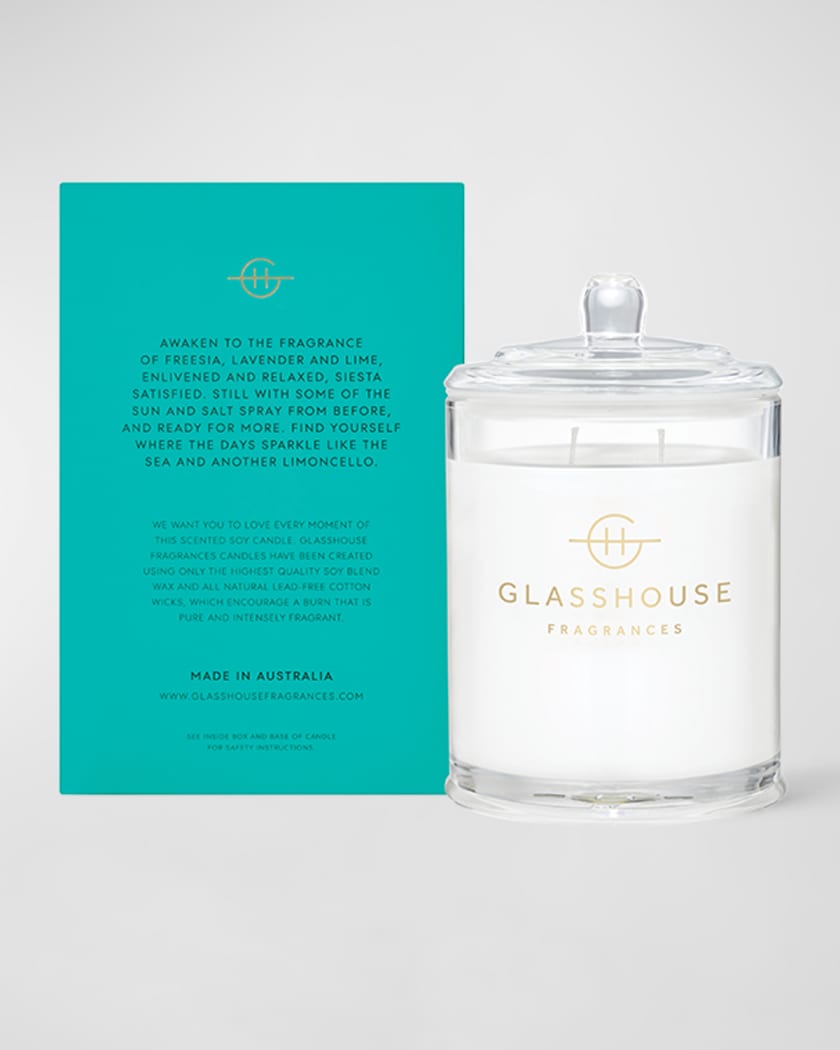 GLASSHOUSE FRAGRANCES 13.4 oz. Lost In Amalfi Candle Neiman Marcus