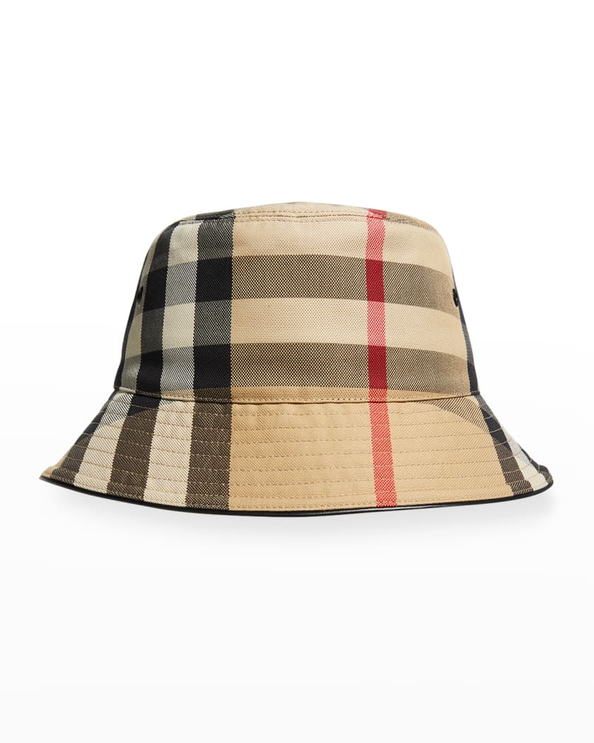 Burberry Giant Check Canvas Bucket Hat